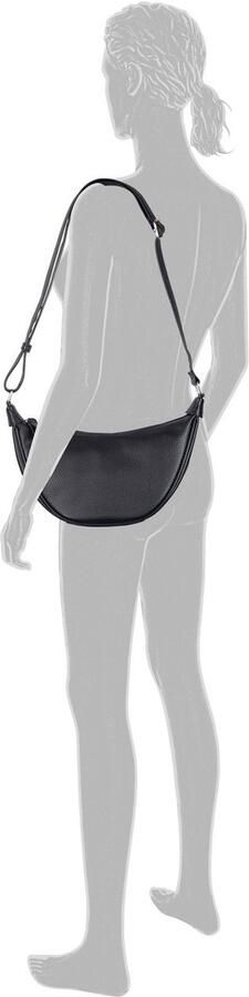 Tom Tailor Denim Schoudertas Liriel ruim model in een materiaalmix - Foto 3