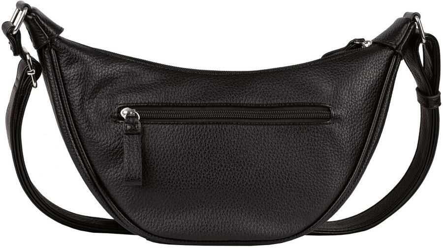 Tom Tailor Denim Schoudertas Liriel ruim model in een materiaalmix