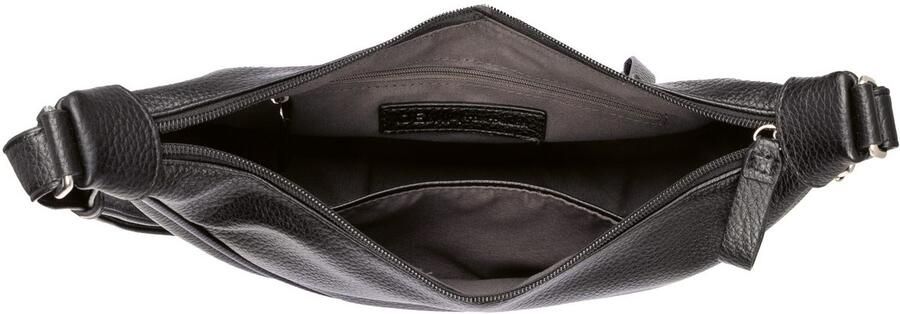 Tom Tailor Denim Schoudertas Liriel ruim model in een materiaalmix - Foto 2