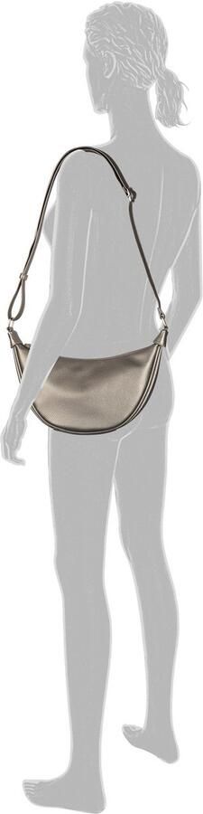 Tom Tailor Denim Schoudertas Liriel ruim model in een materiaalmix - Foto 3