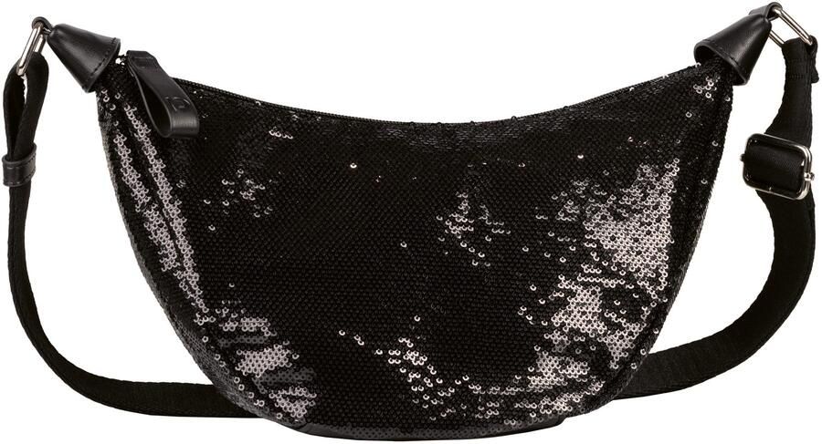 Tom Tailor Denim Schoudertas Liriel ruim model in een materiaalmix - Foto 2