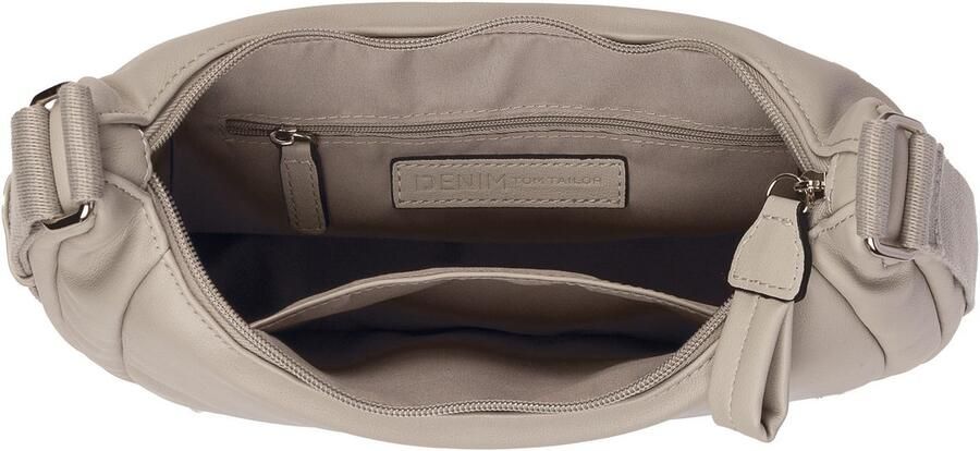 Tom Tailor Denim Schoudertas MAYE bijzonder zacht gewatteerd imitatieleer met sportieve geweven band - Foto 3