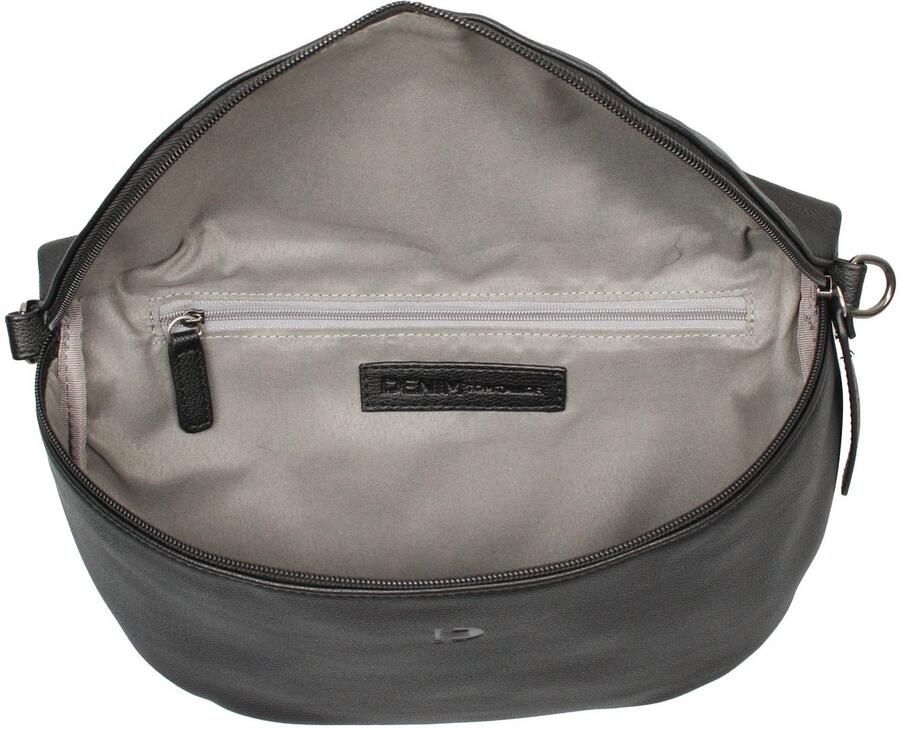 Tom Tailor Denim Schoudertas Mena zacht materiaal en benadrukt door kleurrijke statement-webbanden