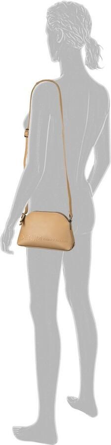 Tom Tailor Denim Schoudertas Zephyra zacht materiaal uitvoerige gekleurde randen fijn glinsterende siliconenlogo - Foto 4