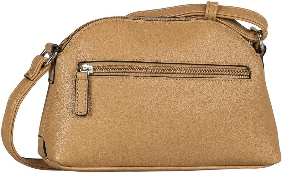 Tom Tailor Denim Schoudertas Zephyra zacht materiaal uitvoerige gekleurde randen fijn glinsterende siliconenlogo - Foto 2