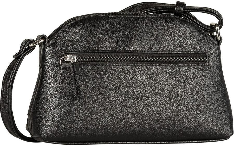 Tom Tailor Denim Schoudertas Zephyra zacht materiaal uitvoerige gekleurde randen fijn glinsterende siliconenlogo - Foto 2