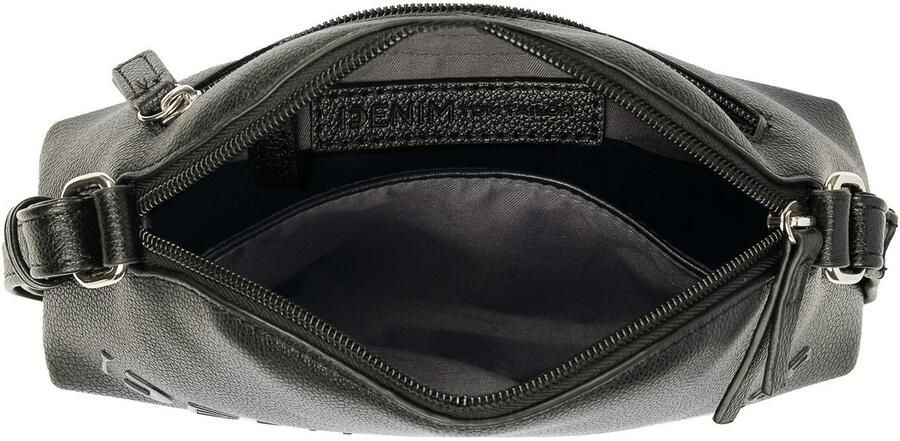 Tom Tailor Denim Schoudertas Zephyra zacht materiaal uitvoerige gekleurde randen fijn glinsterende siliconenlogo - Foto 3