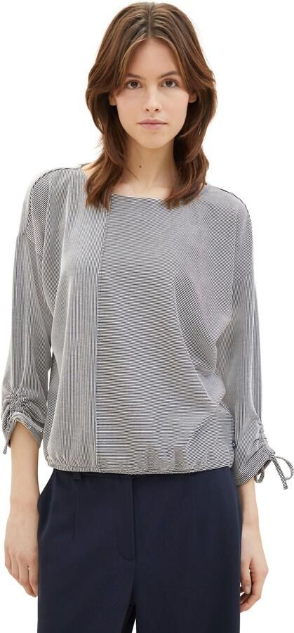 Tom Tailor Denim Shirt met lange mouwen met streepmotief - Foto 6