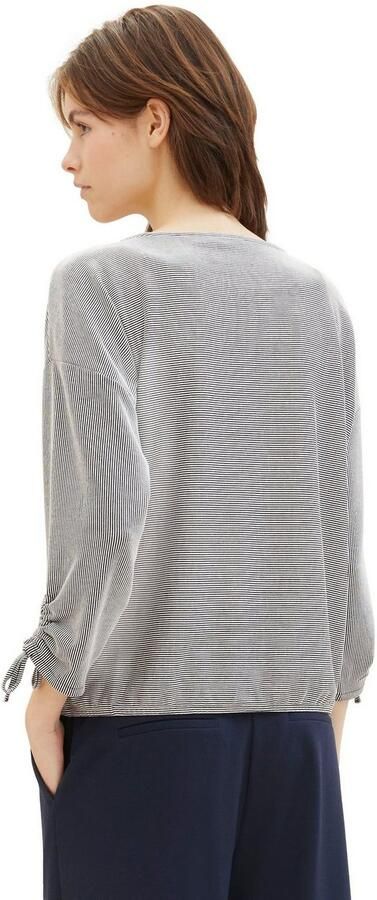 Tom Tailor Denim Shirt met lange mouwen met streepmotief - Foto 4