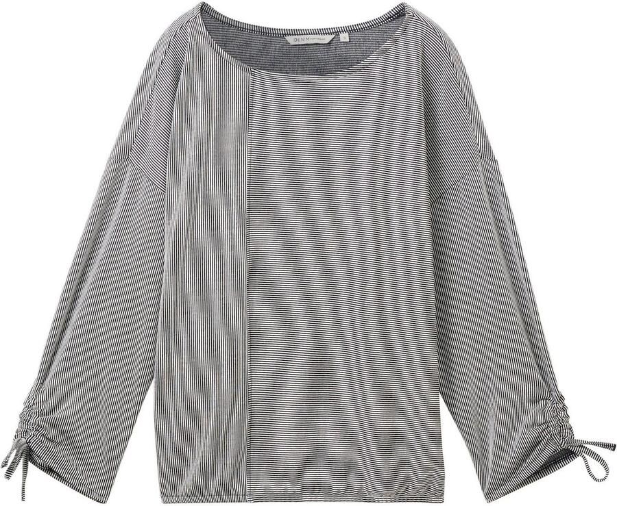 Tom Tailor Denim Shirt met lange mouwen met streepmotief