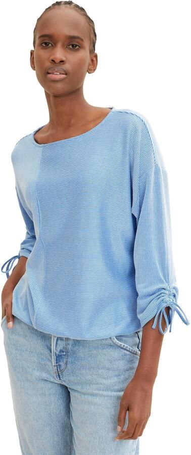 Tom Tailor Denim Shirt met lange mouwen met streepmotief - Foto 6