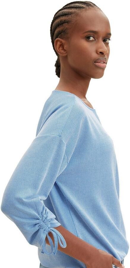 Tom Tailor Denim Shirt met lange mouwen met streepmotief - Foto 2