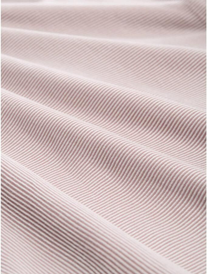 Tom Tailor Denim Shirt met 3 4 mouwen in fijne rib-look