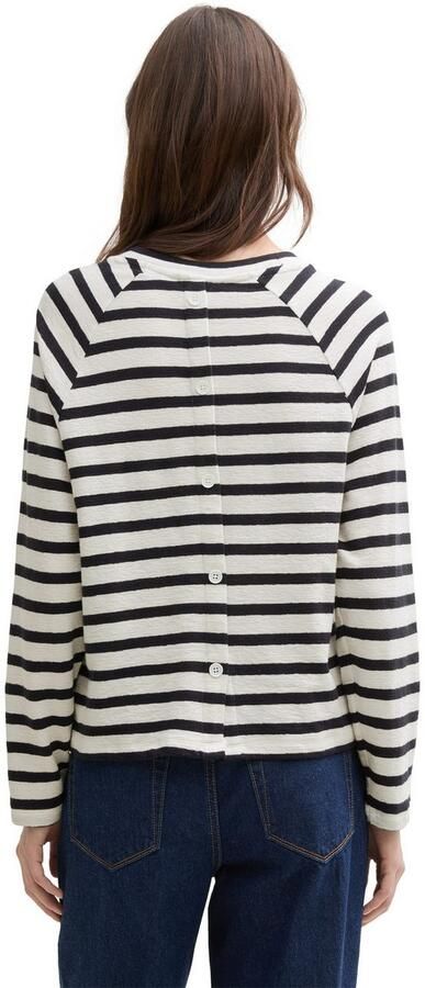 Tom Tailor Denim Shirt met lange mouwen met gestreept patroon - Foto 3