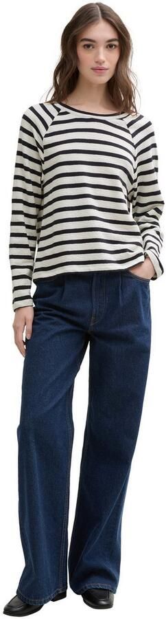 Tom Tailor Denim Shirt met lange mouwen met gestreept patroon - Foto 4