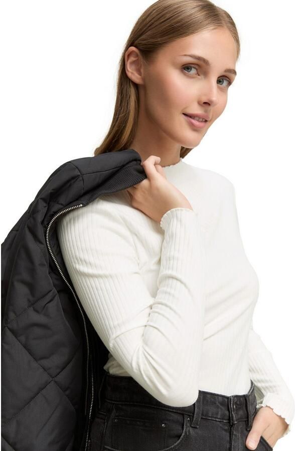 Tom Tailor Denim Slim fit shirt met lange mouwen met viscose - Foto 3