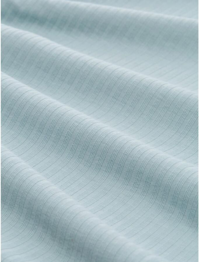 Tom Tailor Denim Shirt met lange mouwen met golvende zoom - Foto 2