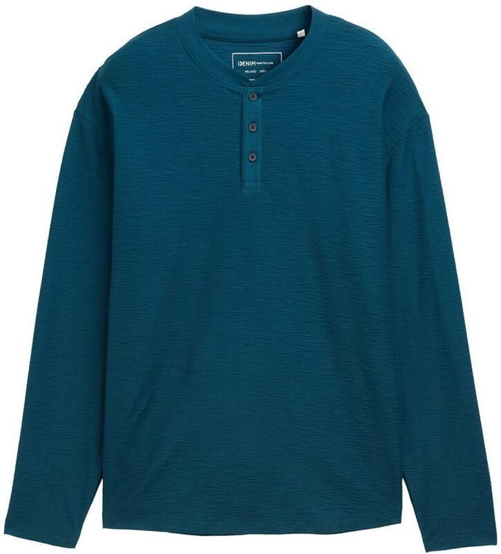 Tom Tailor Denim Shirt met lange mouwen met knoopsluiting - Foto 3