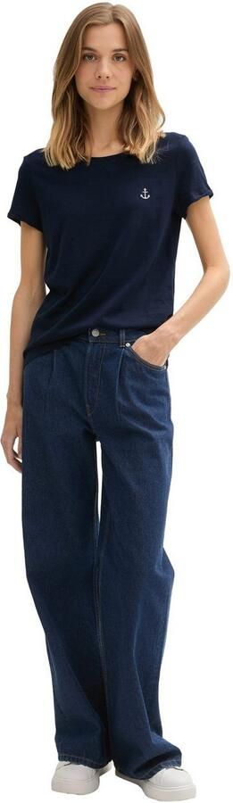 Tom Tailor Denim Shirt met print in duo-pack met anker-motief (set 2-delig) - Foto 4