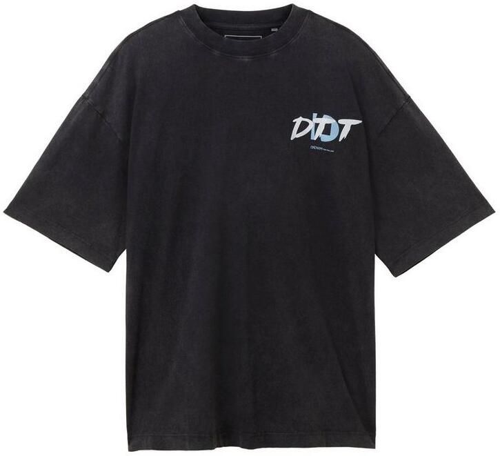 Tom Tailor Denim Shirt met print Oversize en met print voor en achterkant - Foto 2