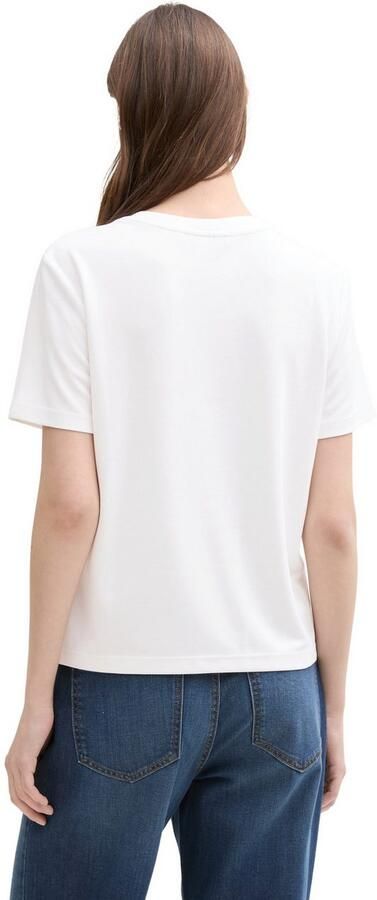 Tom Tailor Denim Shirt met ronde hals met een ronde hals - Foto 3