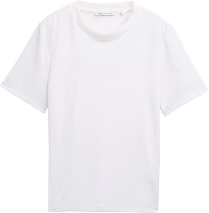 Tom Tailor Denim Shirt met ronde hals met een ronde hals - Foto 2