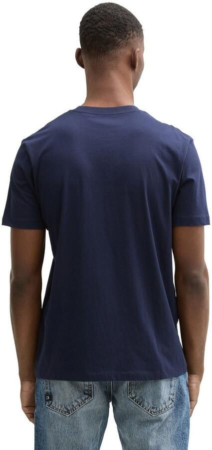 Tom Tailor Denim Shirt met ronde hals met verschillende logoprints - Foto 3