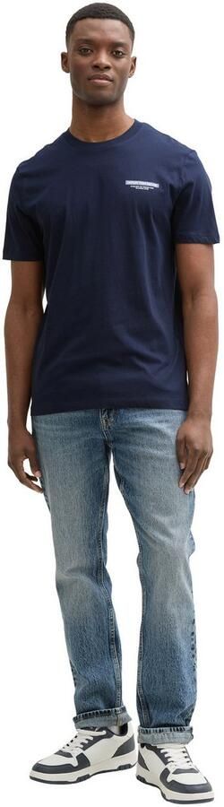 Tom Tailor Denim Shirt met ronde hals met verschillende logoprints - Foto 4