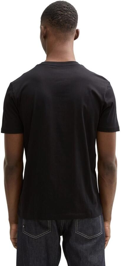 Tom Tailor Denim Shirt met ronde hals met verschillende logoprints - Foto 3