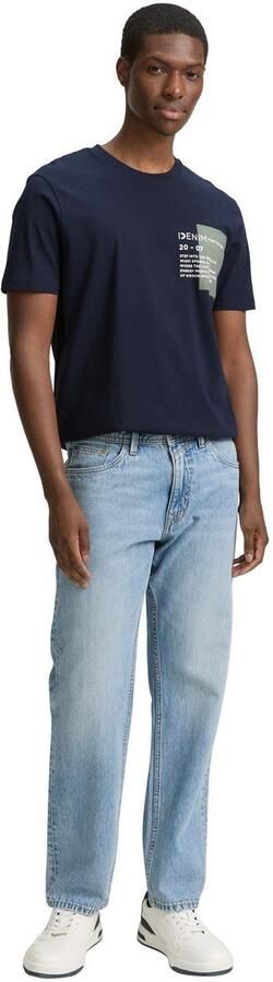 Tom Tailor Denim Shirt met ronde hals met verschillende logoprints - Foto 5