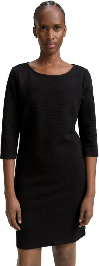 Tom Tailor Denim Shirtjurk Zomerjurk in structuur-optiek en met stretch - Foto 6