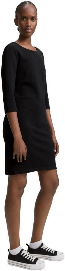 Tom Tailor Denim Shirtjurk Zomerjurk in structuur-optiek en met stretch - Foto 5