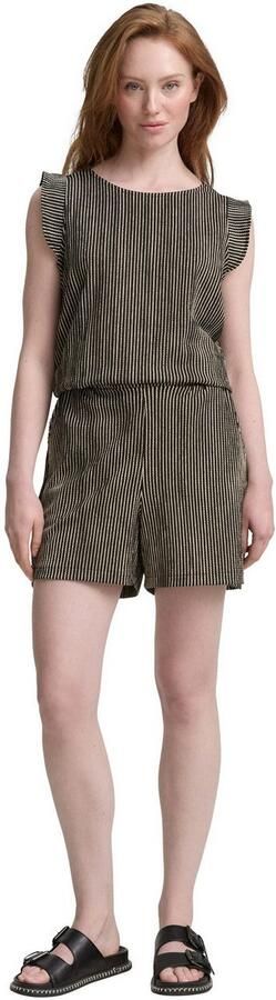 Tom Tailor Denim Korte relaxed fit broek met structuurmotief - Foto 5