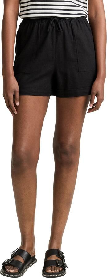 Tom Tailor Denim Relaxed fit korte broek van een mix van viscose en linnen - Foto 6