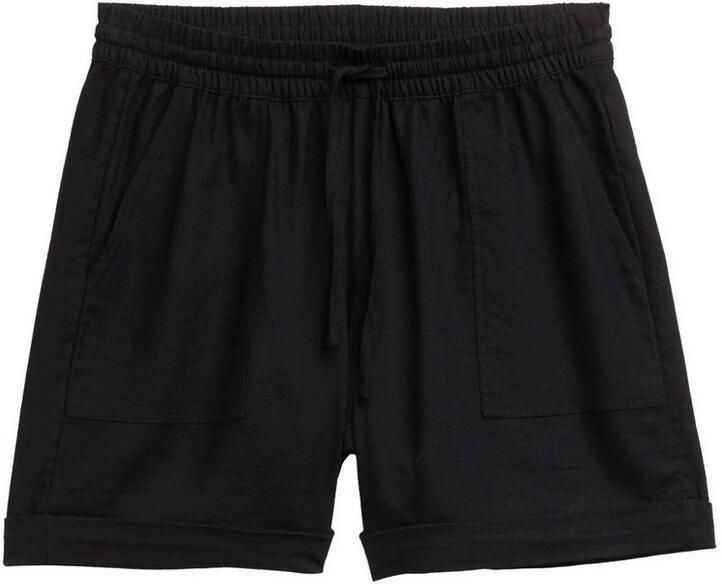 Tom Tailor Denim Relaxed fit korte broek van een mix van viscose en linnen - Foto 3