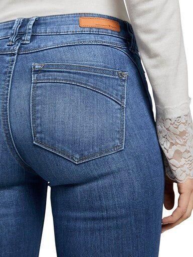 Tom Tailor Denim Skinny fit jeans JONA met sterke wassing en whiskering - Foto 2