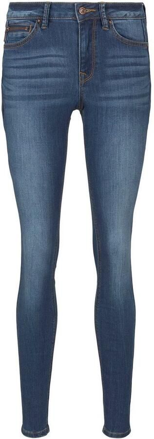 Tom Tailor Denim Skinny fit jeans JONA met sterke wassing en whiskering