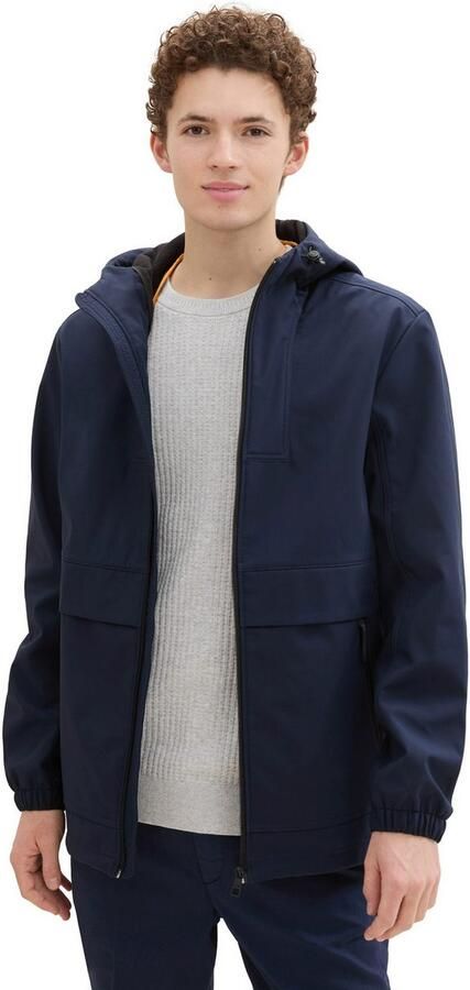 Tom Tailor Denim Softshell-jack met een capuchon - Foto 3