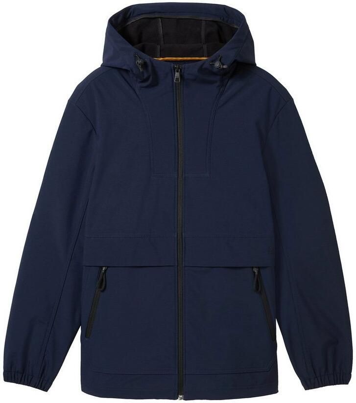 Tom Tailor Denim Softshell-jack met een capuchon