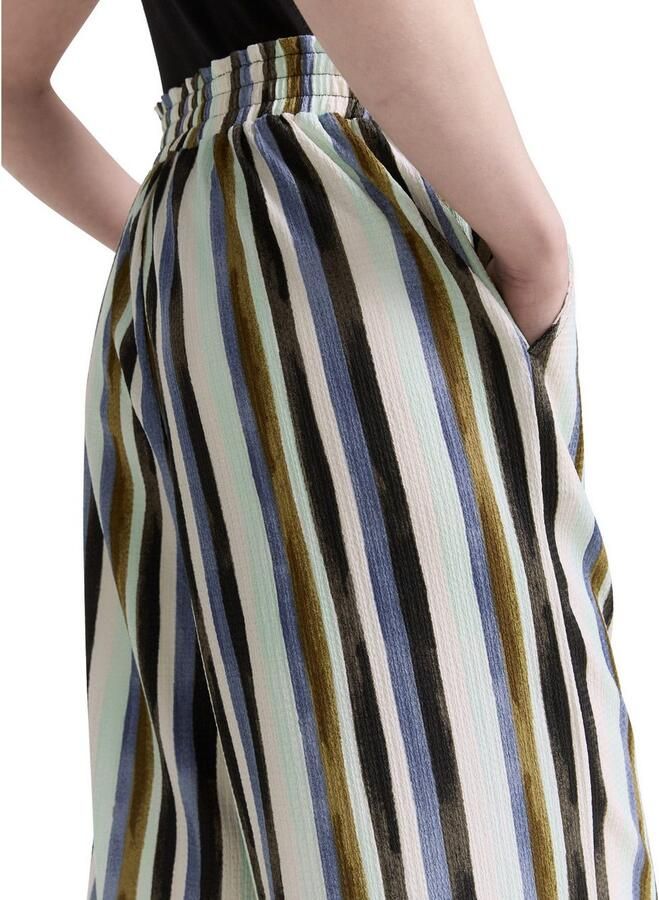 Tom Tailor Denim Stoffen broek Zomerbroek met elastische band - Foto 2