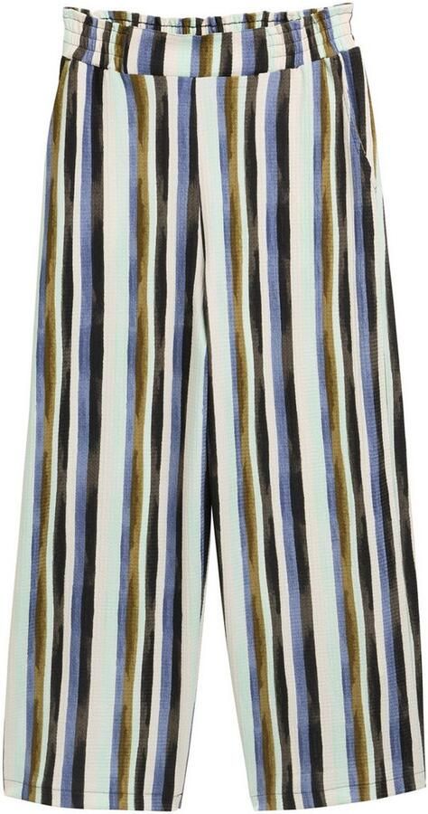 Tom Tailor Denim Stoffen broek Zomerbroek met elastische band - Foto 3