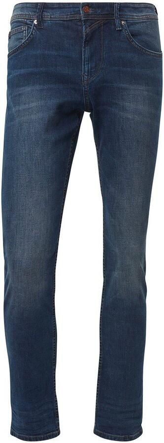 Tom Tailor Denim Straight fit jeans met labelpatch model 'Aedan' - Foto 11