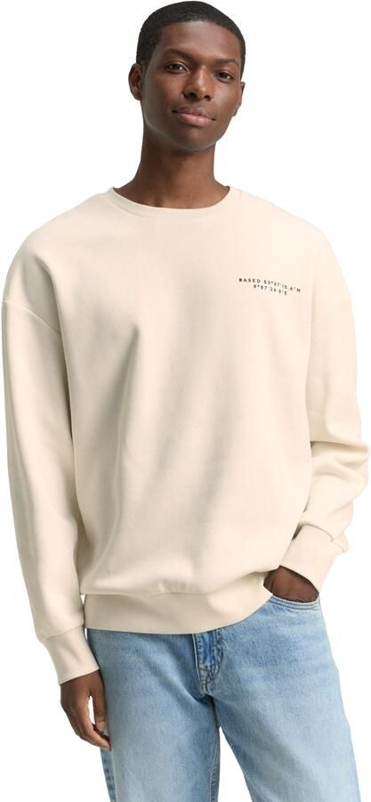 Tom Tailor Denim Sweatshirt met belettering - Foto 6