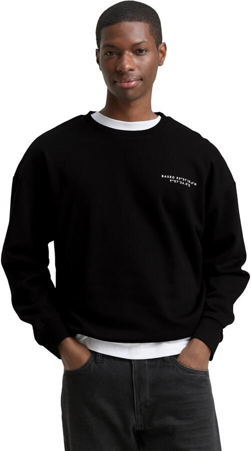 Tom Tailor Denim Sweatshirt met belettering - Foto 6