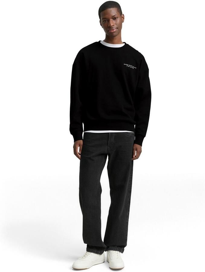 Tom Tailor Denim Sweatshirt met belettering - Foto 3