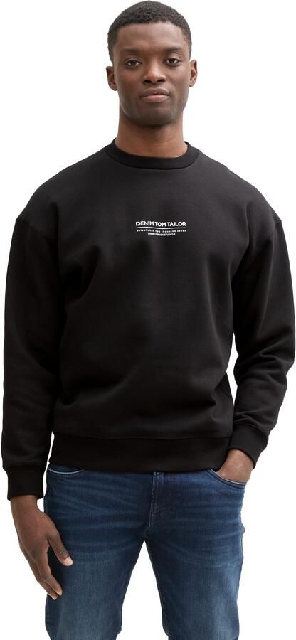 Tom Tailor Denim Sweatshirt met logoprint - Foto 5