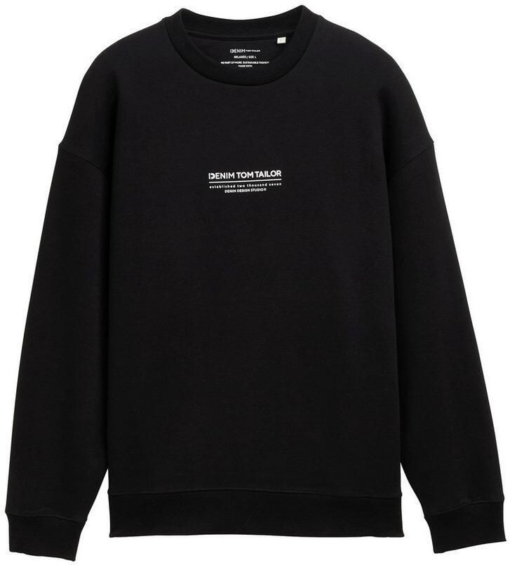 Tom Tailor Denim Sweatshirt met logoprint - Foto 2