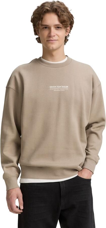 Tom Tailor Denim Sweatshirt met logoprint - Foto 6