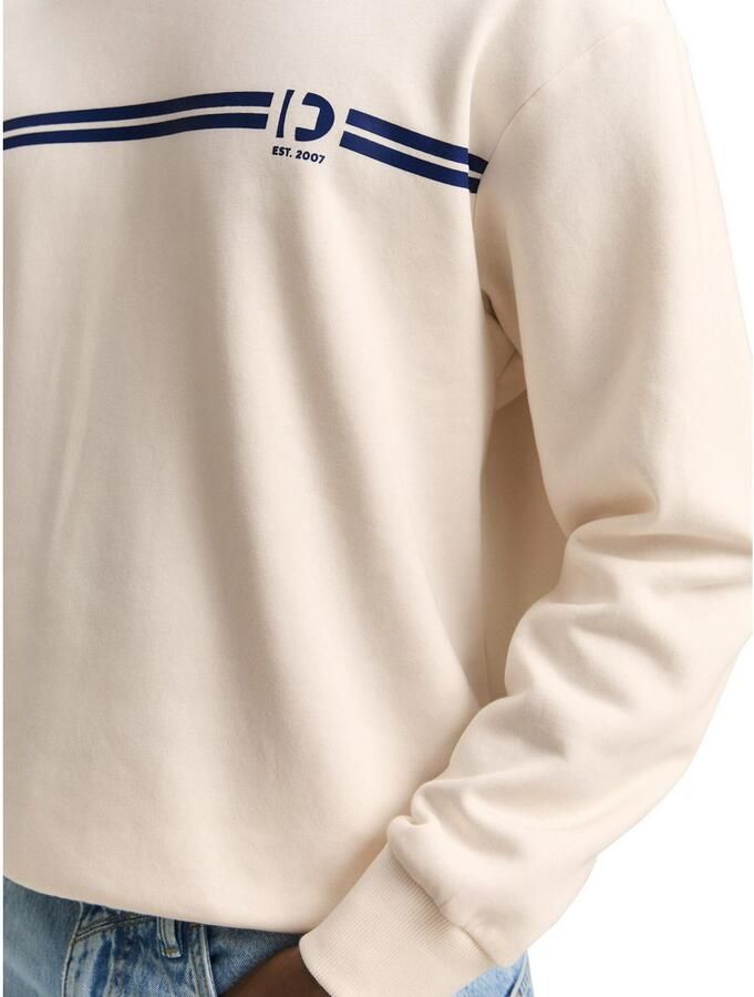 Tom Tailor Denim Regular fit sweatshirt van katoenmix