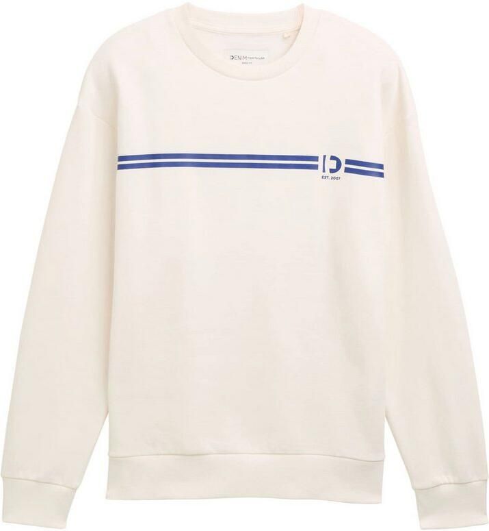 Tom Tailor Denim Regular fit sweatshirt van katoenmix - Foto 3